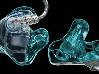 teal hearing protection molds for musicians